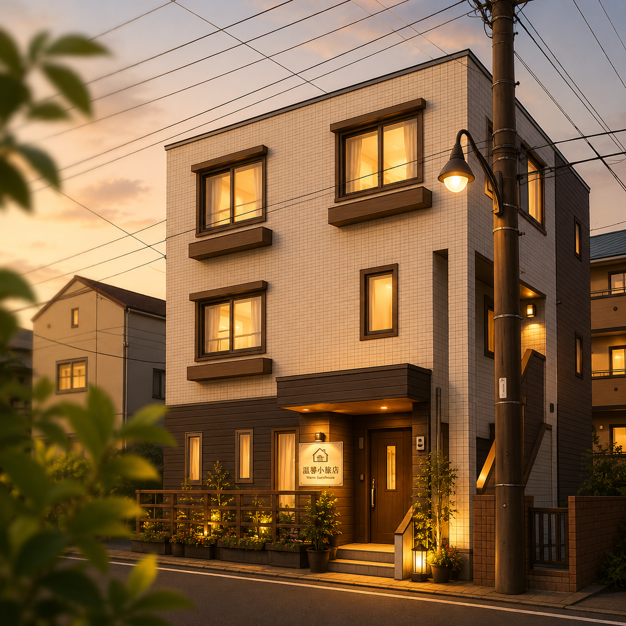 鎌倉の日記の白い建物外観